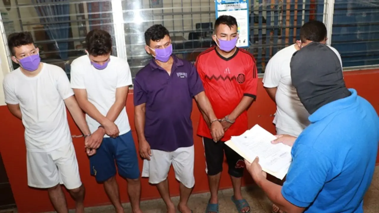 Banda de ladrones de financieras