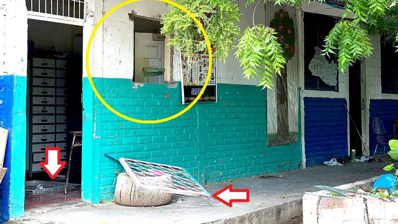 Centro Escolar San Francisco en San Miguel Foto tomada de Noticiero TVM 2