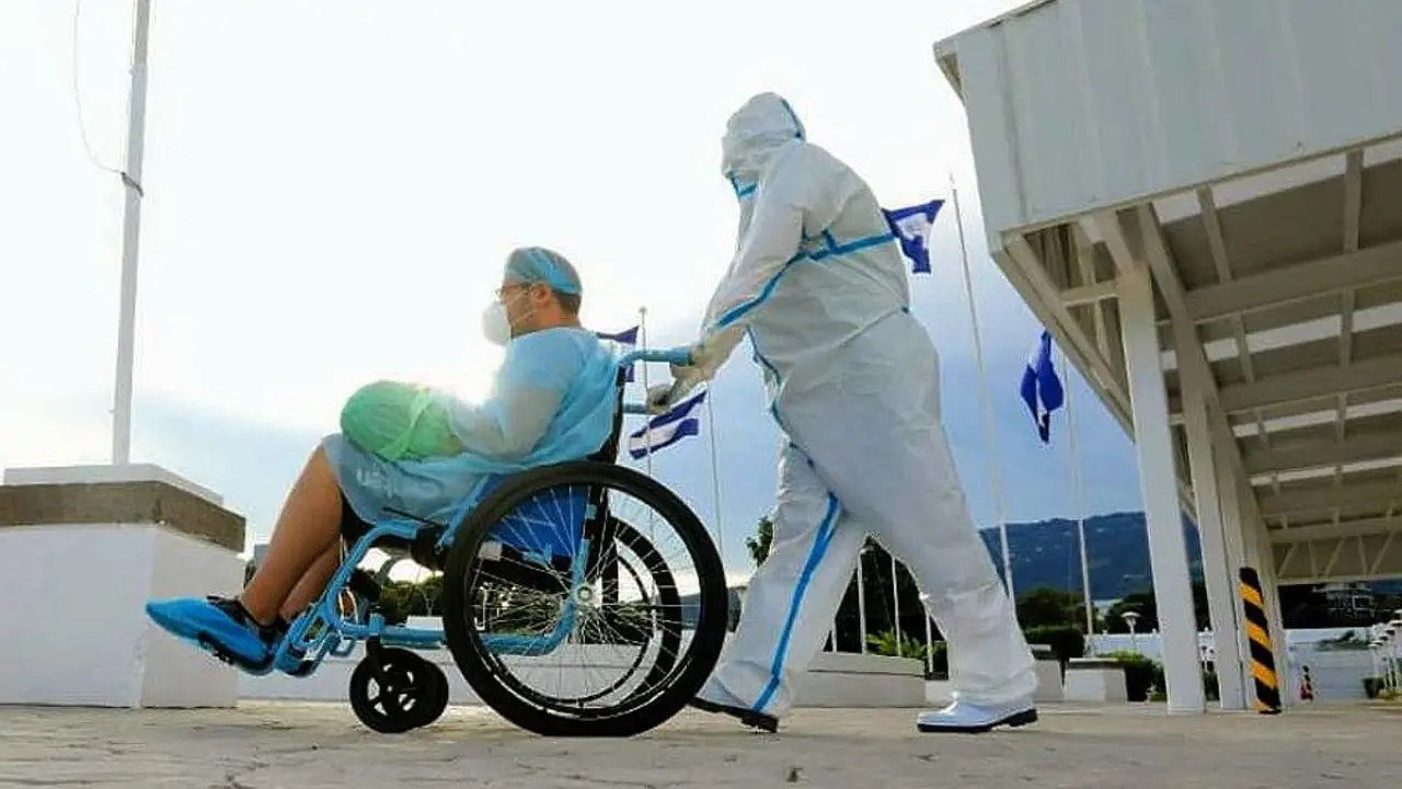 Recuperados de Covid19 Foto tomada del Hospital El Salvador
