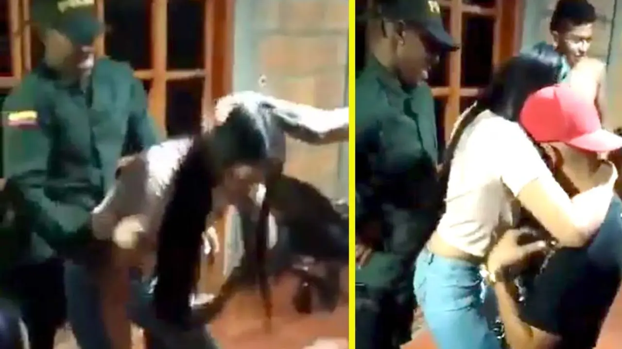 Polici&iacute;as colombianos 3 Im&aacute;genes tomadas de Infobae