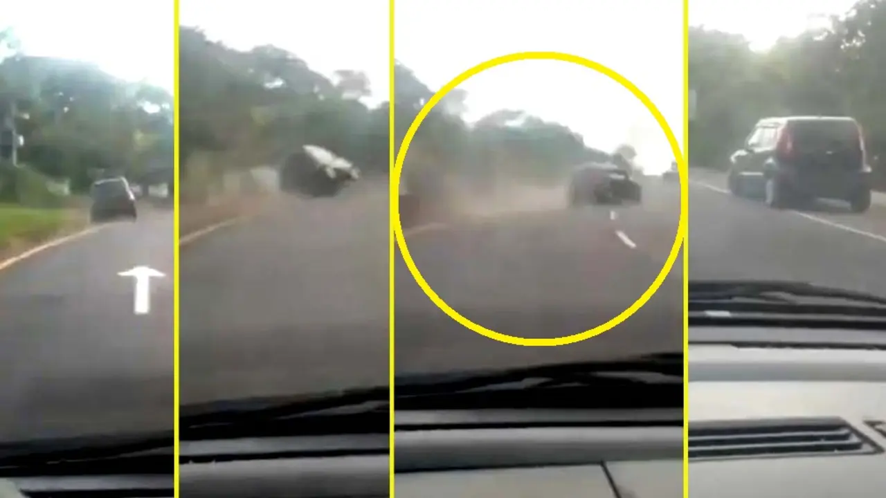 Conductor temerario en calle a San Juan Opico 7