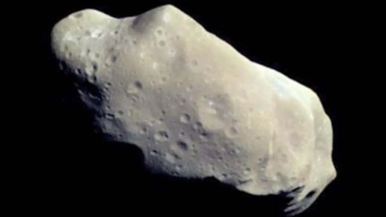 Asteroide foto tomada de la Nasa