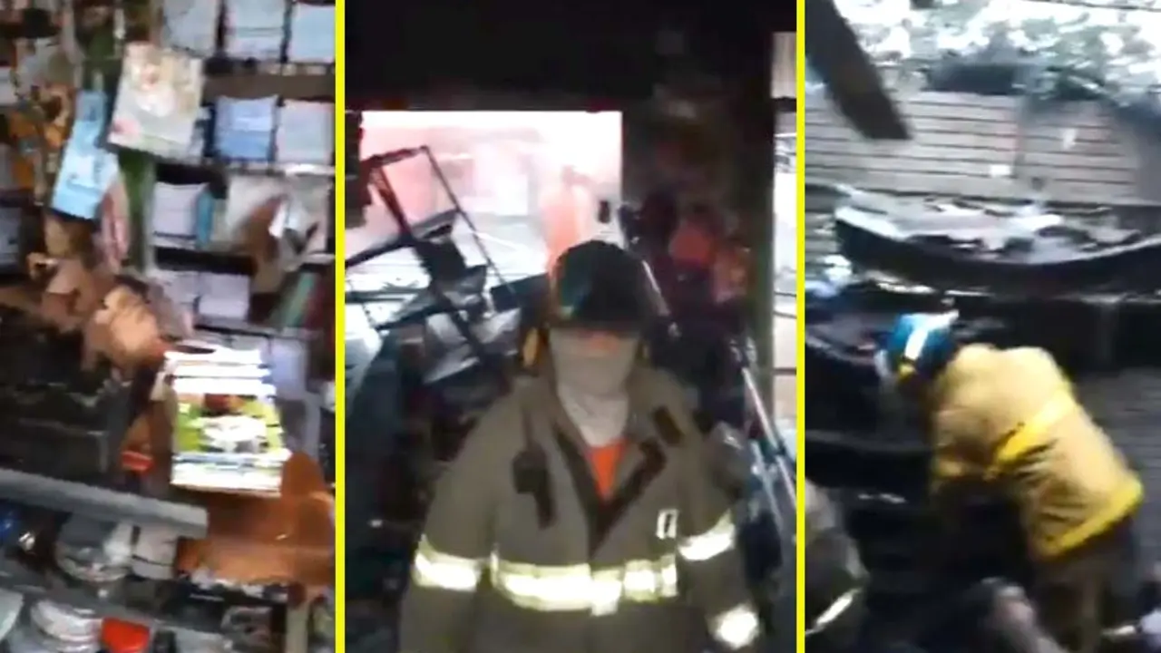 Librer&iacute;a 4 Foto toomada de Bomberos