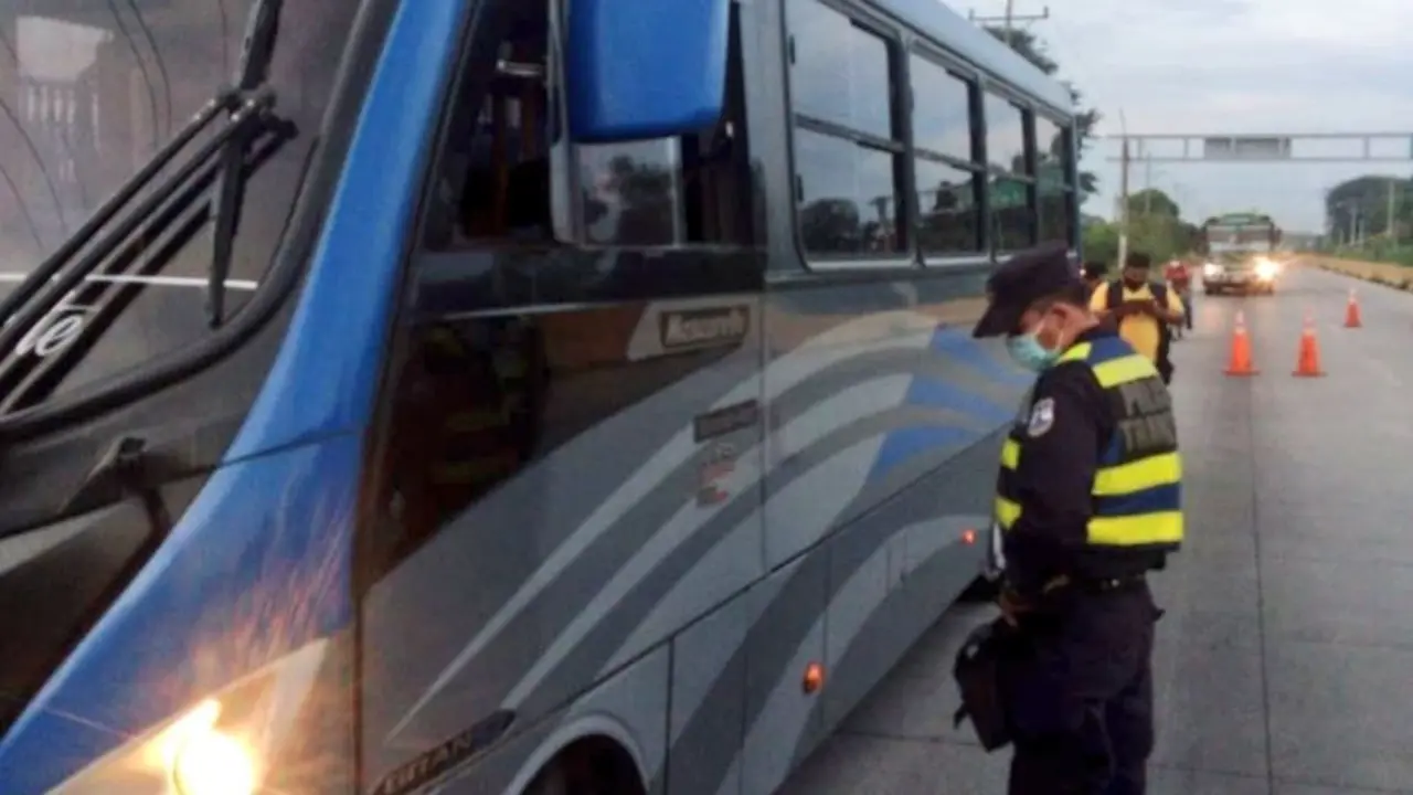 Rutas multadas en occidente