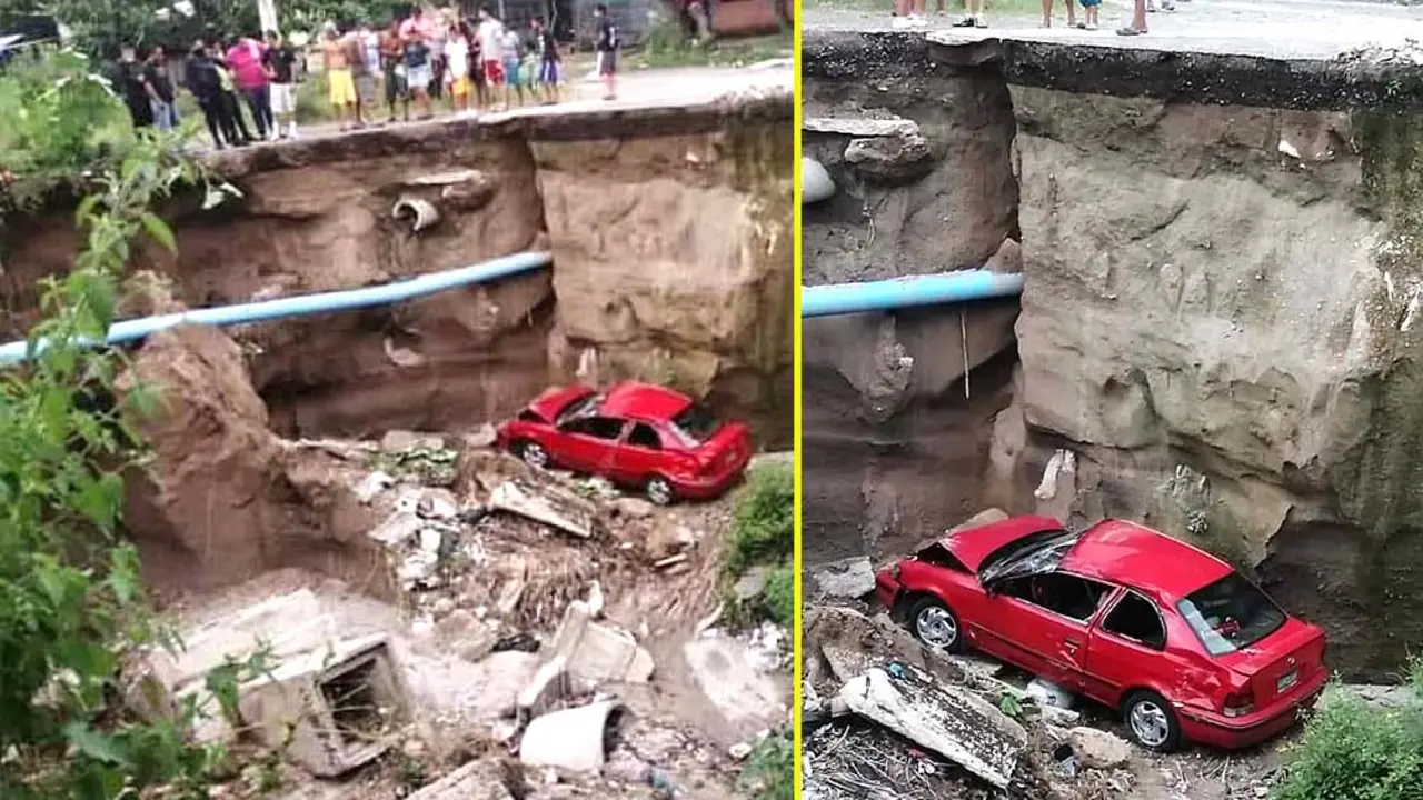 Piden intervenci&oacute;n del MOP en c&aacute;rcava el Distrito Italia Foto tomada de la alcald&iacute;a 3
