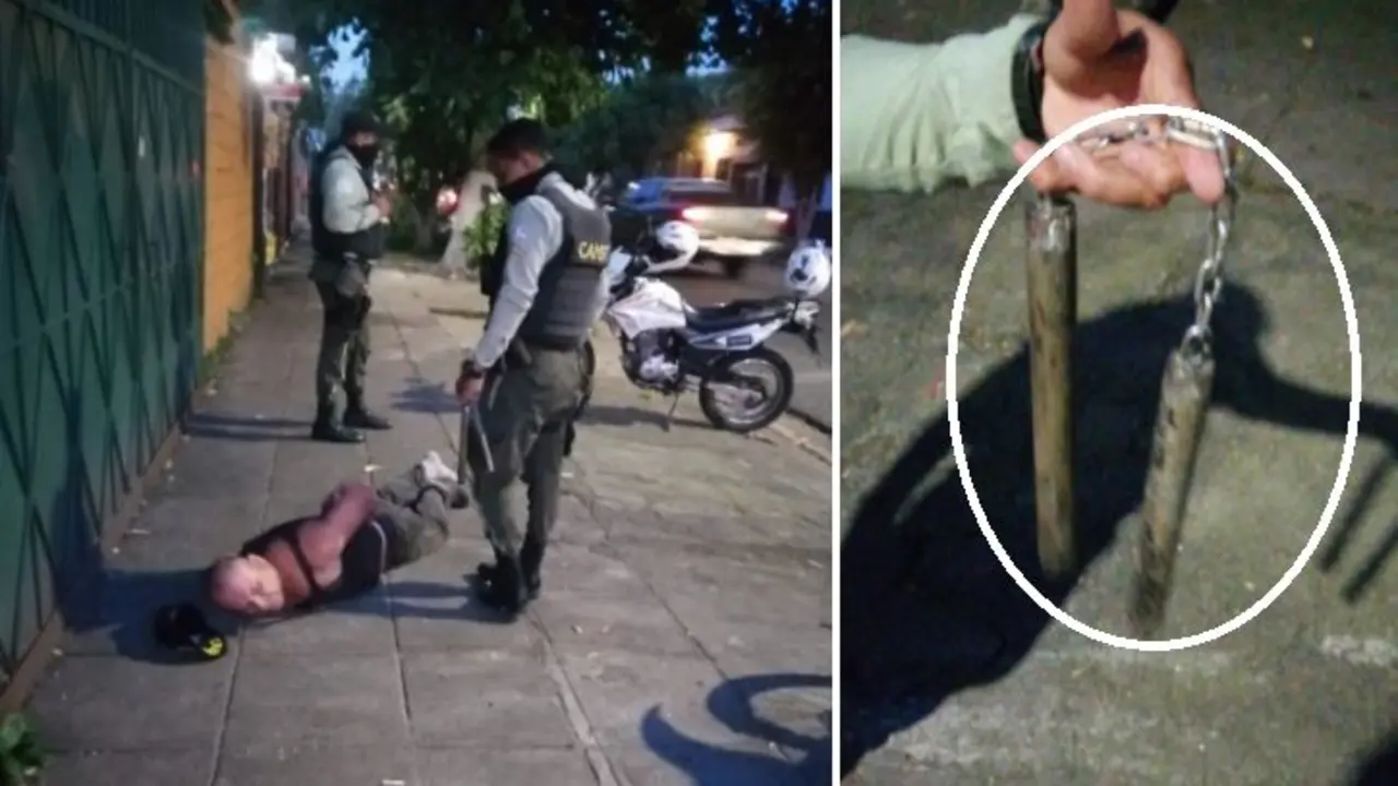 Atac&oacute; a hijastro con chacos