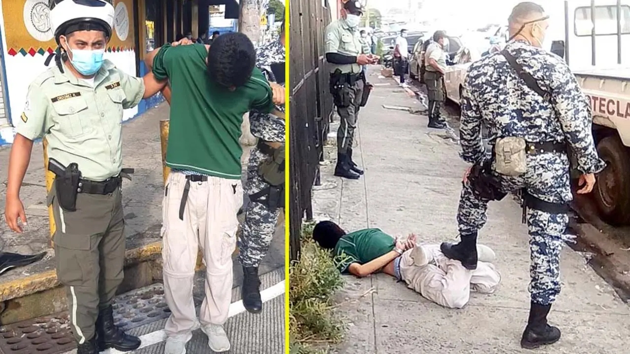 Detienen a delincuente en Santa Tecla Foto cortes&iacute;a de la alcald&iacute;a de Santa Tecla 6