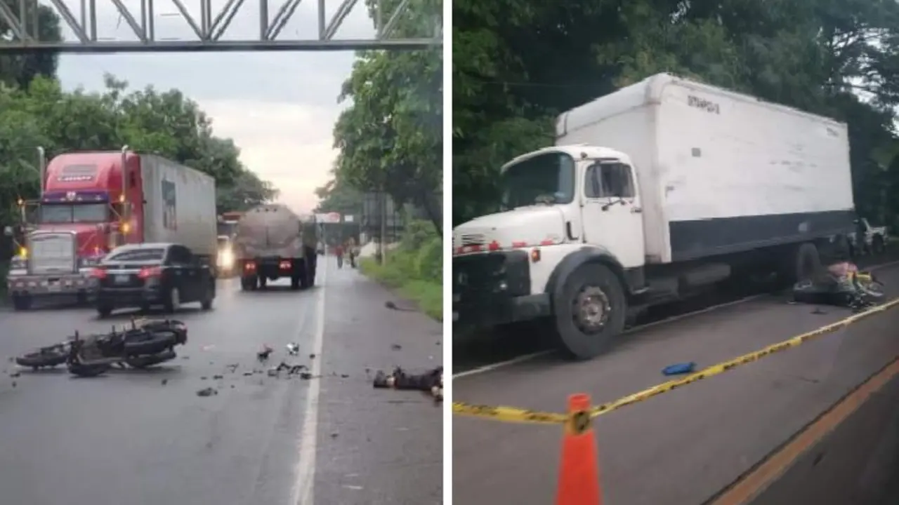 Motociclistas muertos