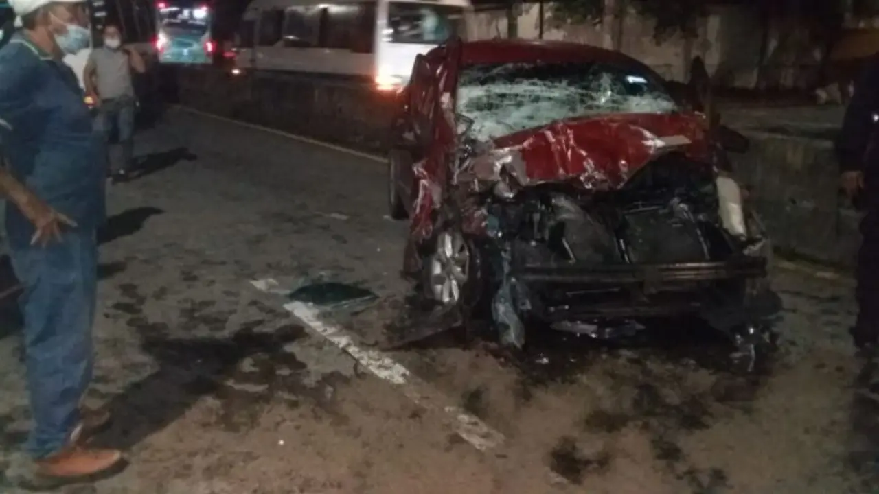 Accidente en km 11 de la Troncal del Norte