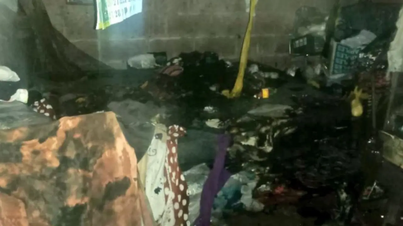 Vela encendida en Tecla