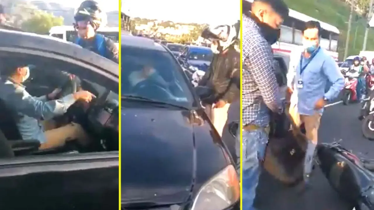 Impiden a motorista que siga la marcha en buevar del Ej&eacute;rcito 5