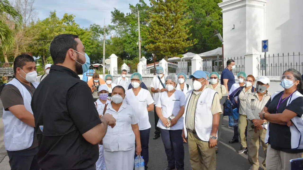 Cerco Sanitario en Chalchuapa