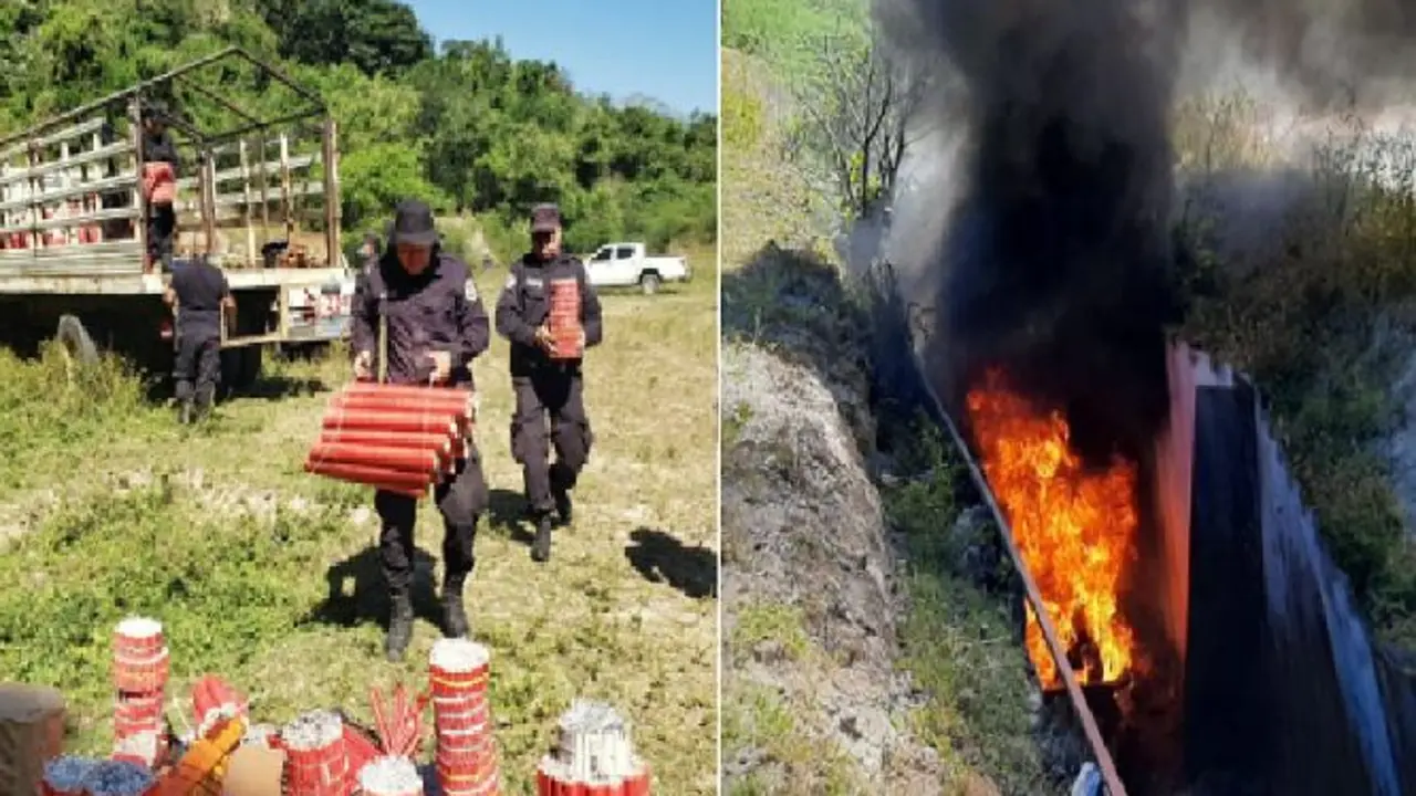 Pirotecnia destru&iacute;da