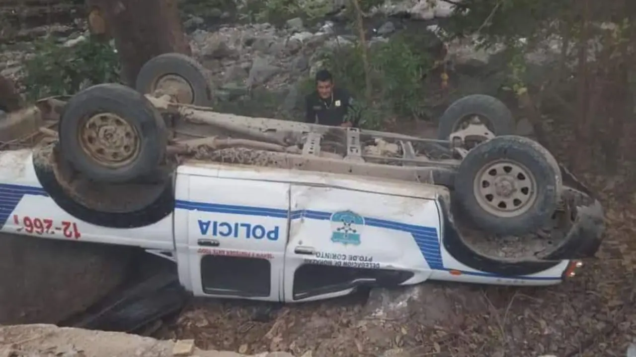 Vuelco de carropatrulla
