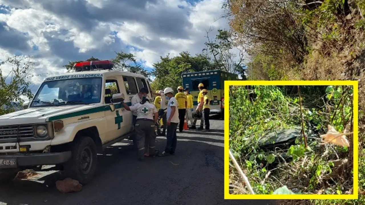 Accidente Lago de Coatepeque