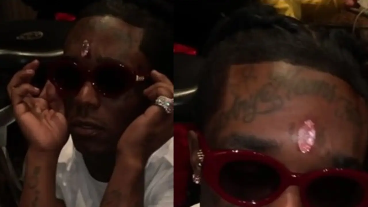 Rapero con diamente incrustrado