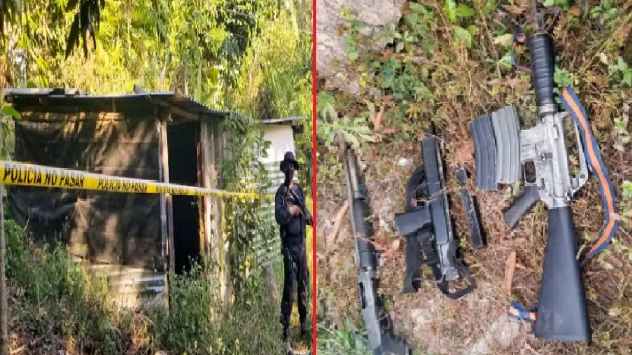 Pandilleros abandonan armas largas