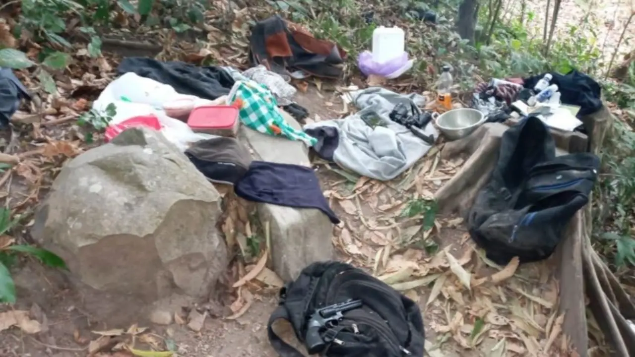 Campamento de la MS en La Paz