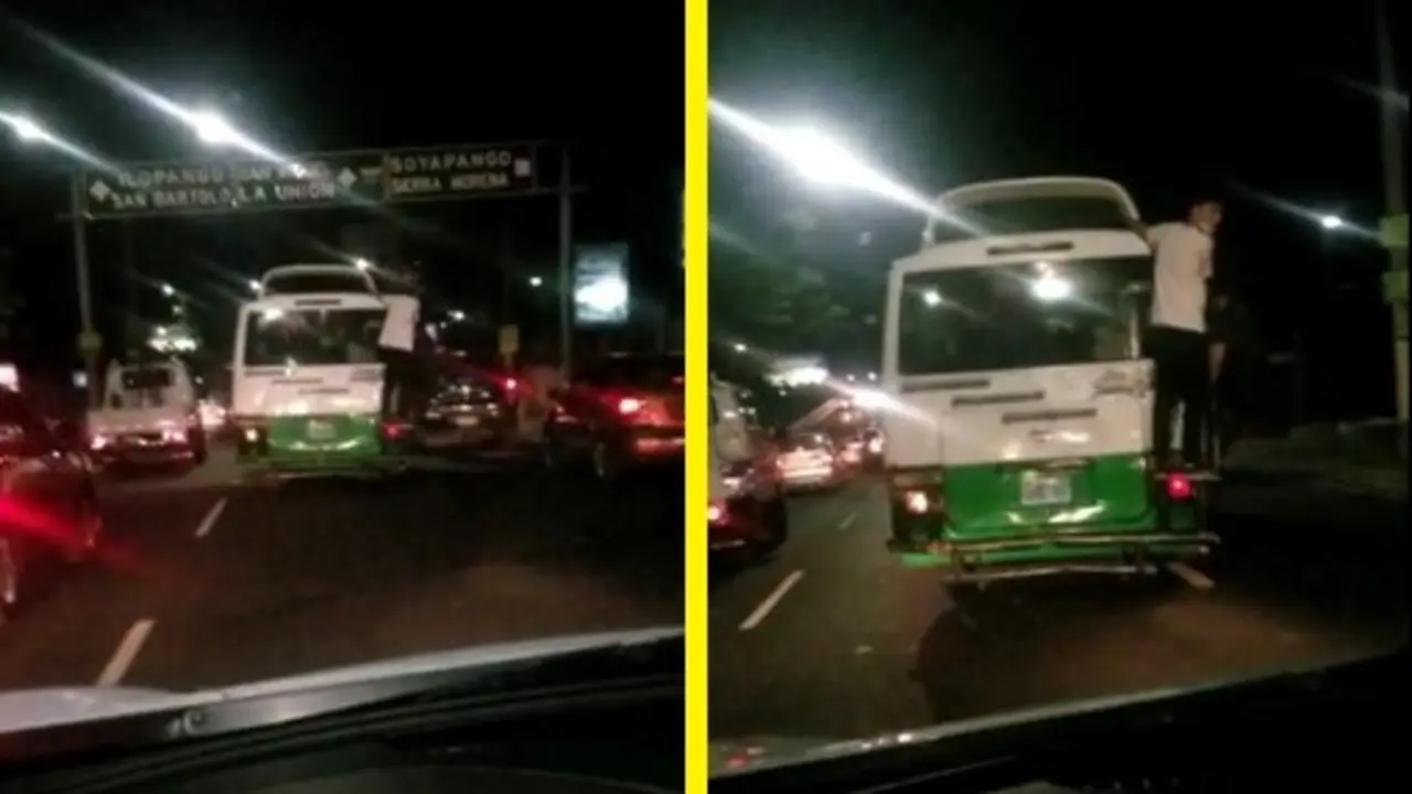 Colgados de un microb&uacute;s 2