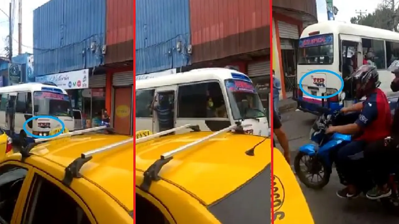 Microbusero de la 113 en Soyapango