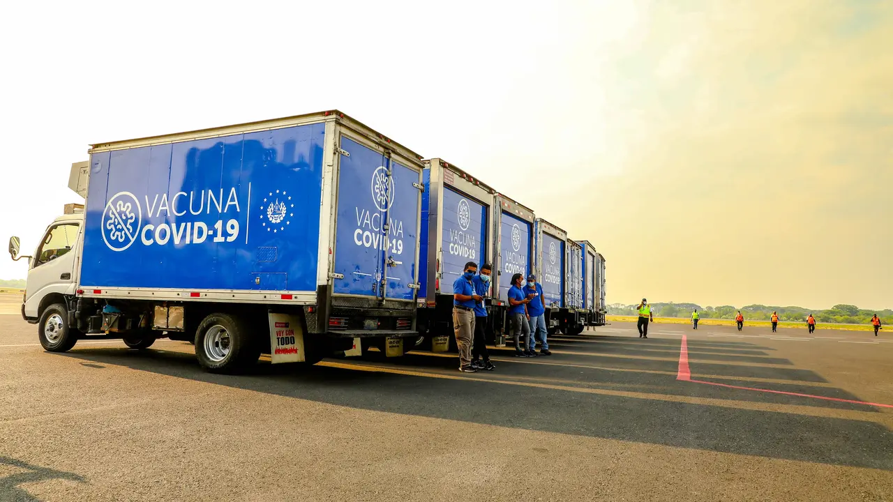 Camiones vacuna