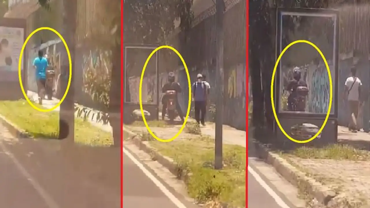 Motociclista abusivo