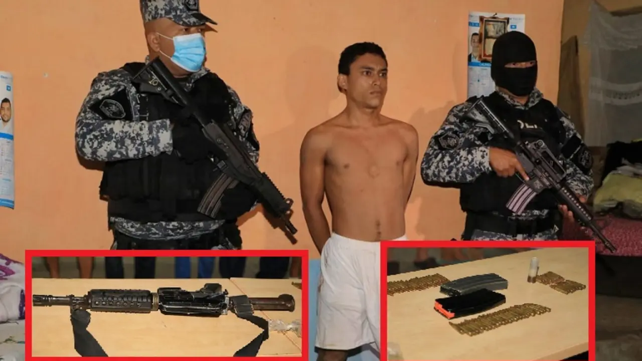 Detenido con arma de guerra