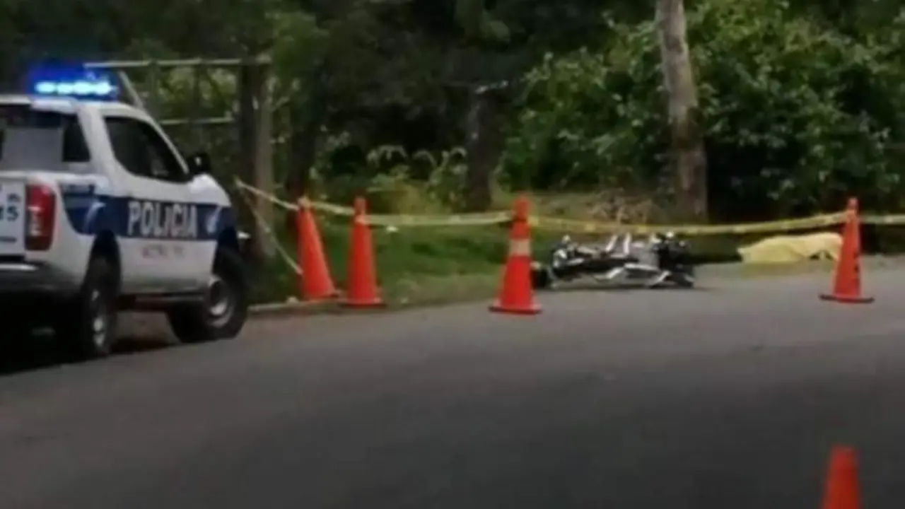 Motociclista muere al chocar contra microb&uacute;s