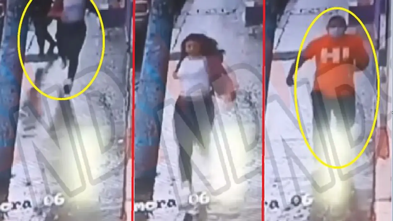 Mujeres persiguen a ladr&oacute;n