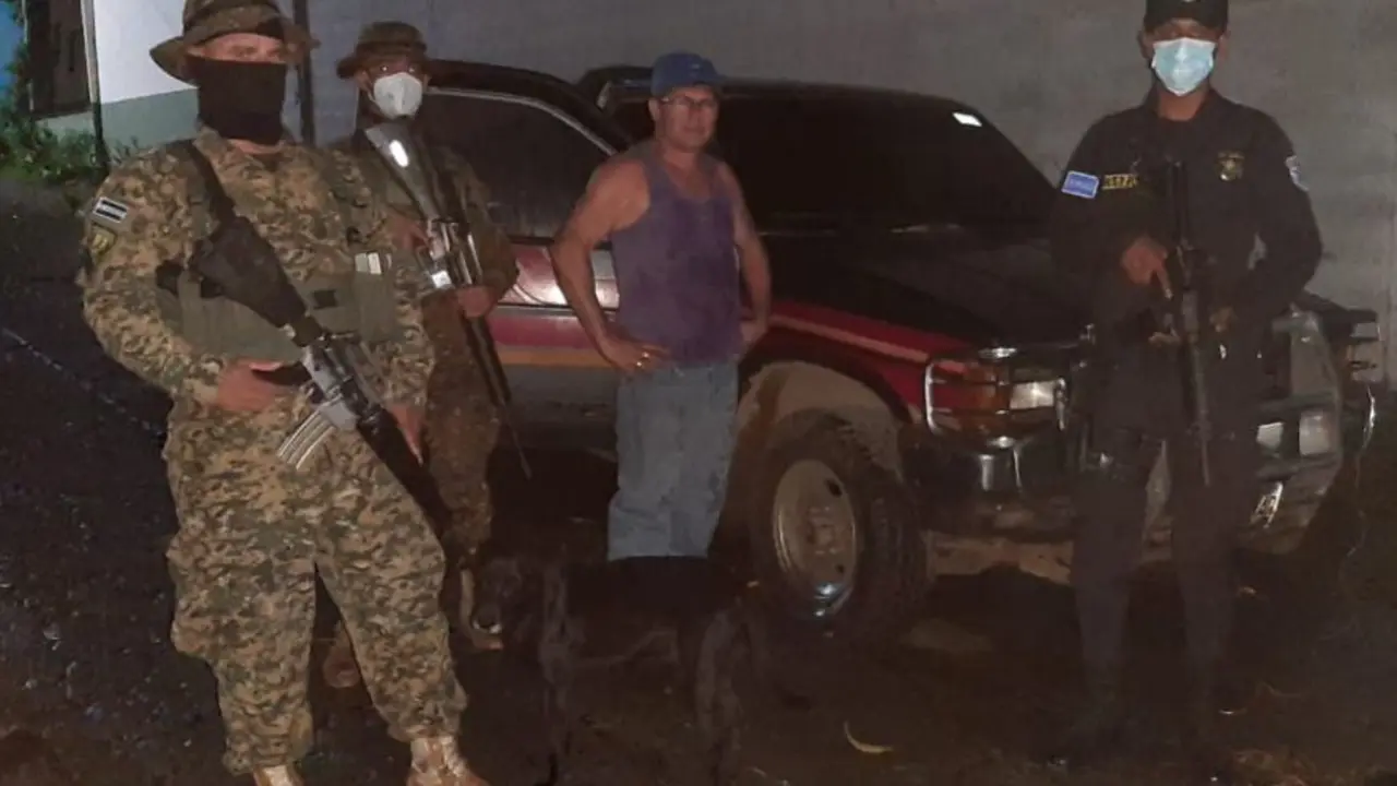 Hombre interceptado desde Honduras