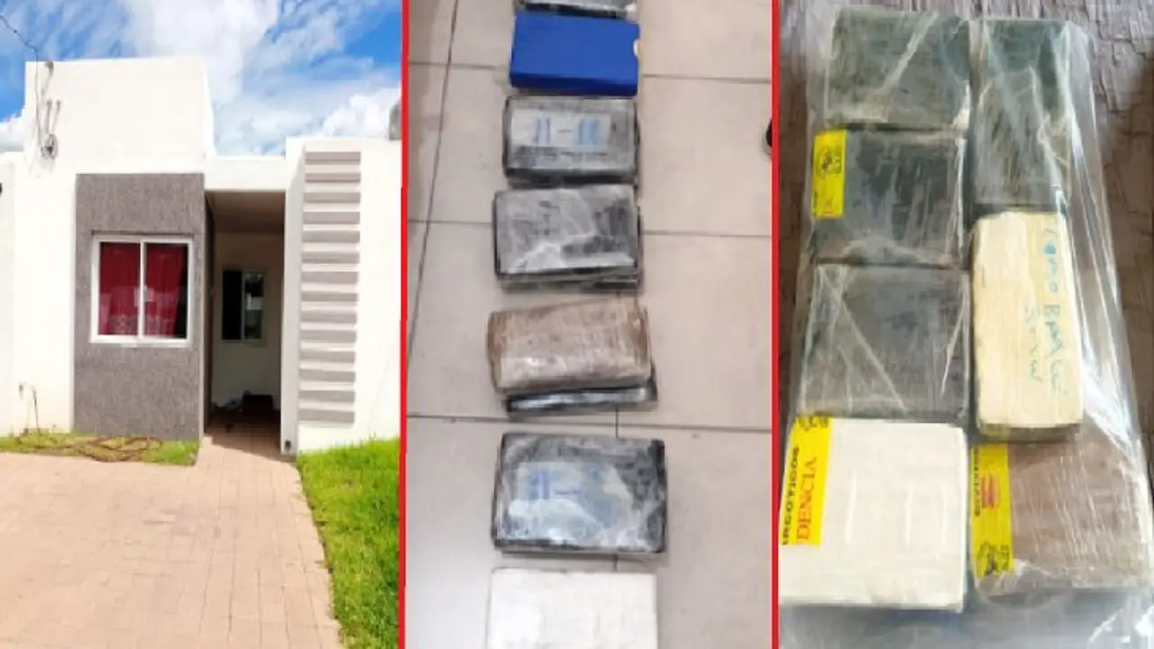 Coca&iacute;na en una residencial de San Miguel