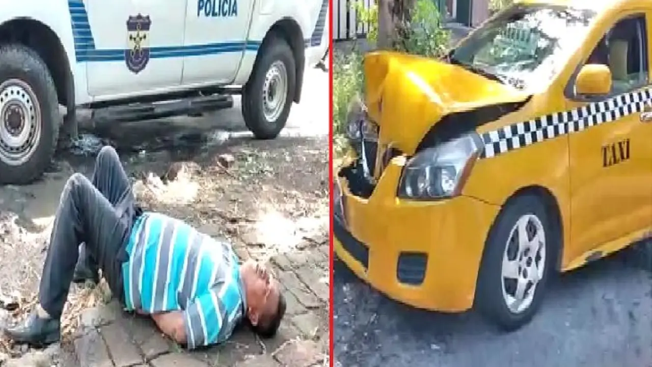 Taxista ebrio en San Jacinto