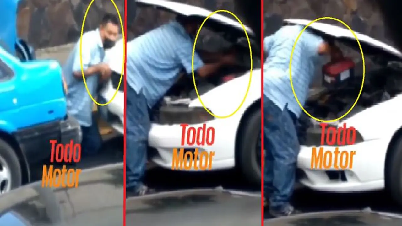 Hurtando bater&iacute;a