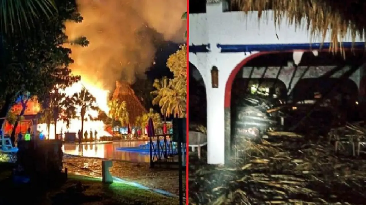 Incendio en rancho del Decameron