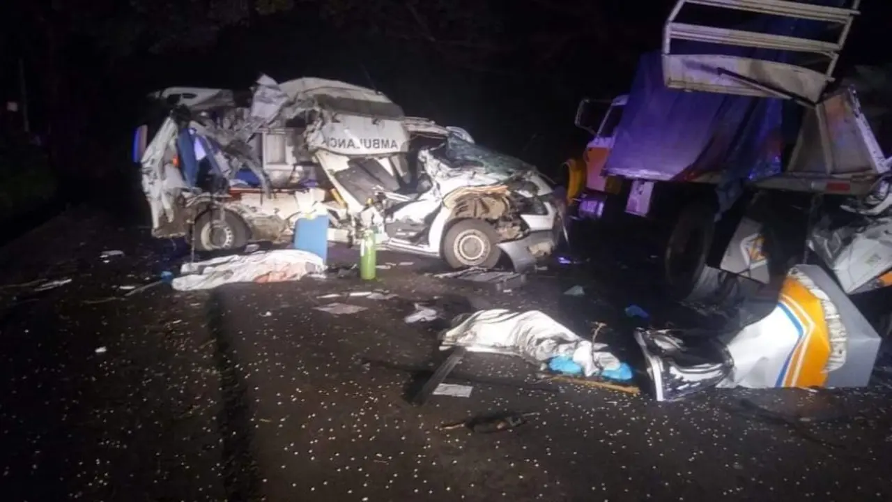 Accidente en Moncagua