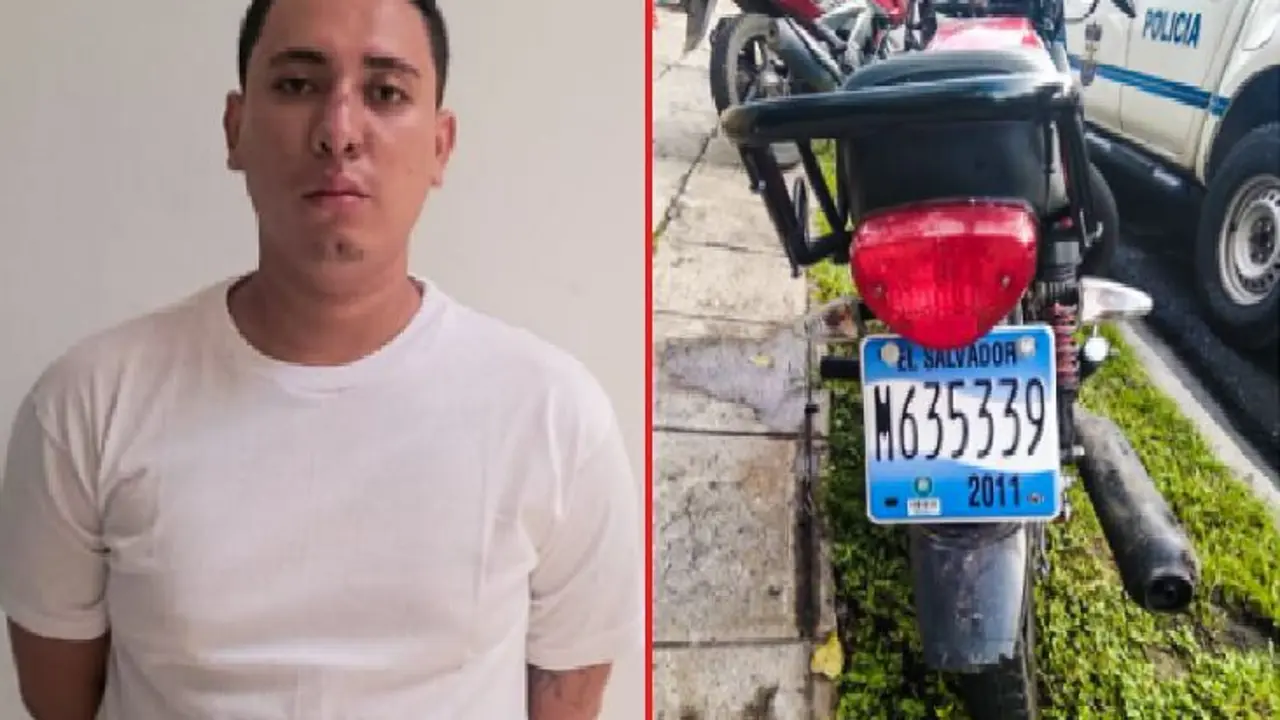 Motociclista ebrio choca contra una patrulla