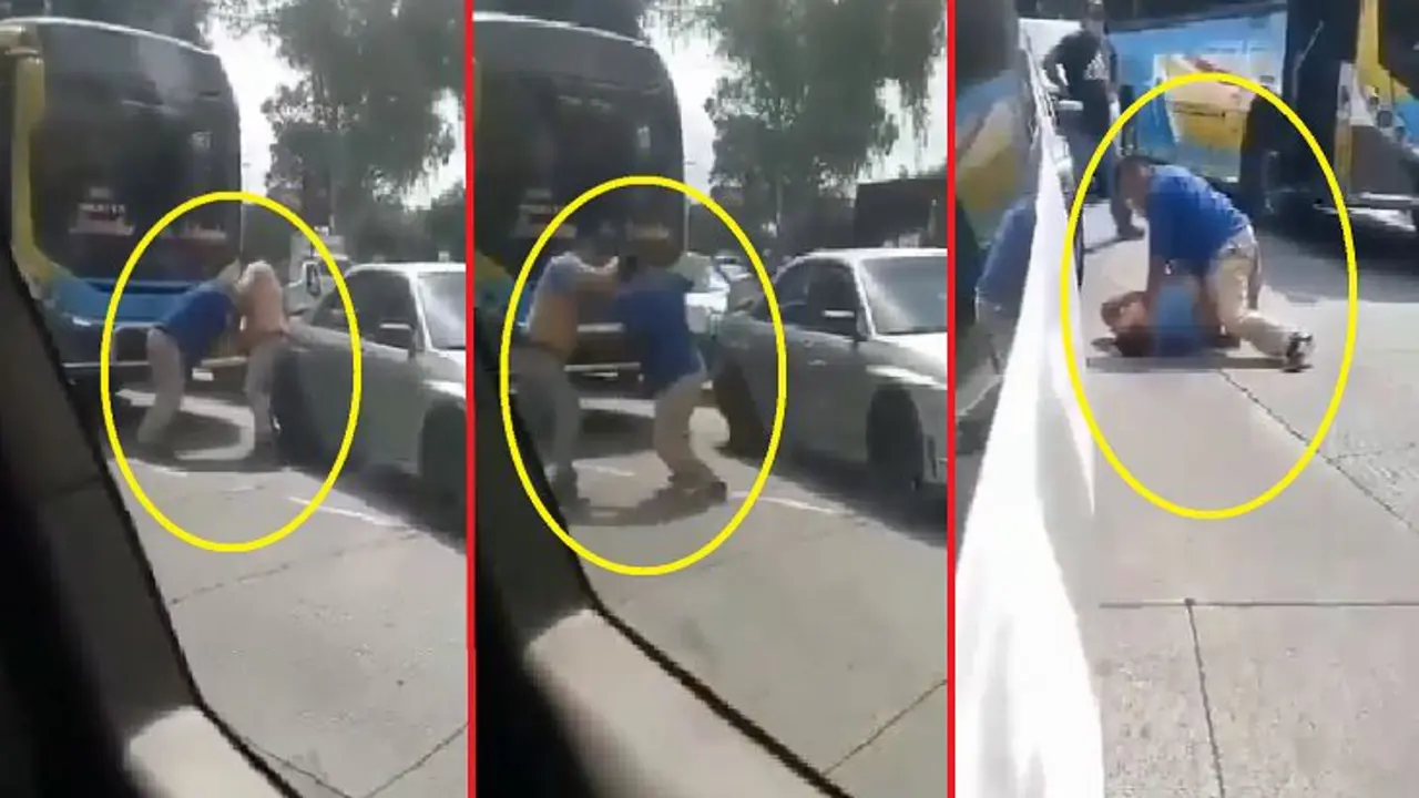 Busero de la 79 y un automovilista