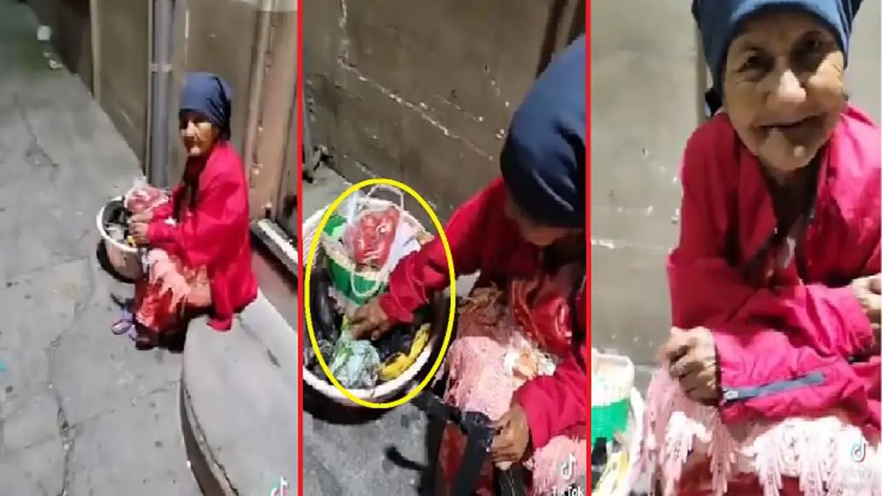 Anciana trabaja hasta las 10 de la noche