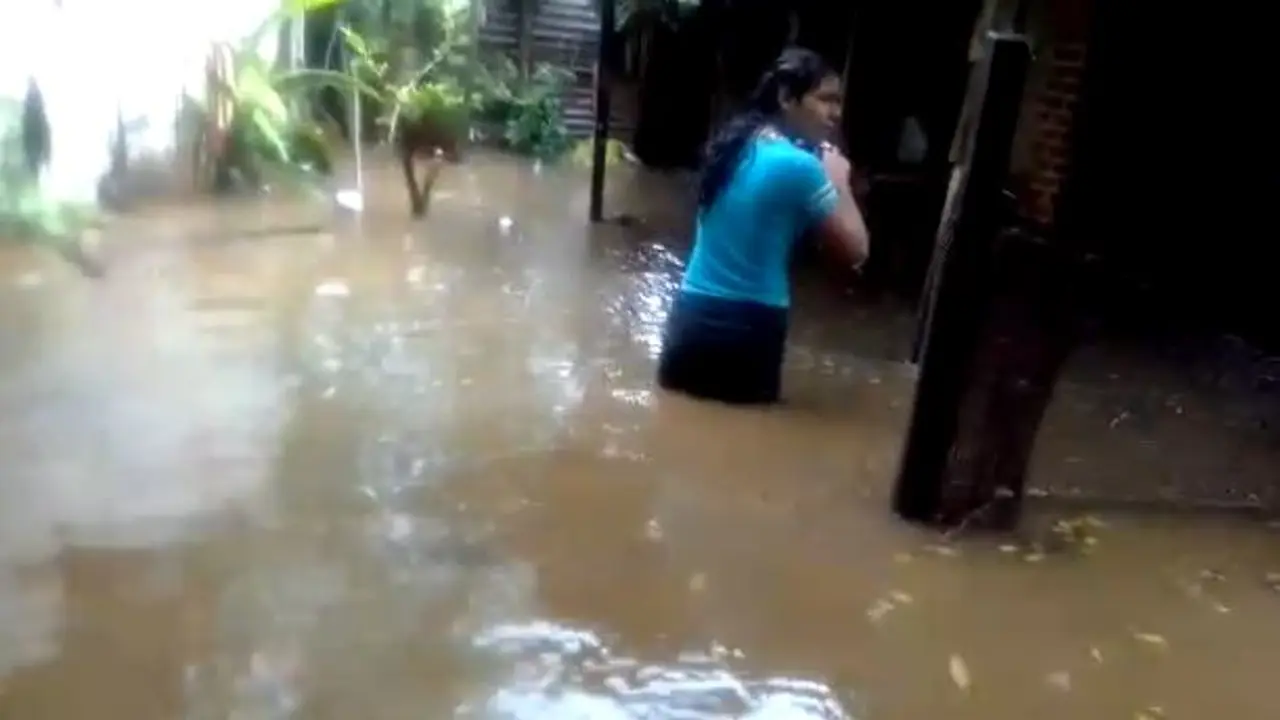 Inundaciones en Puerto El Triunfo