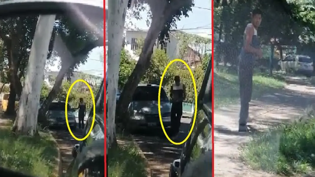 Tratando de abrir veh&iacute;culo