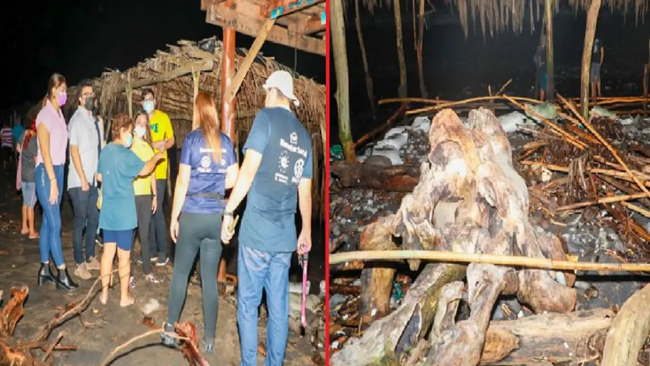 Fuerte oleaje en El Sunzal