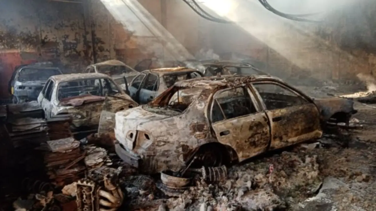 Nueve taxis consumidos