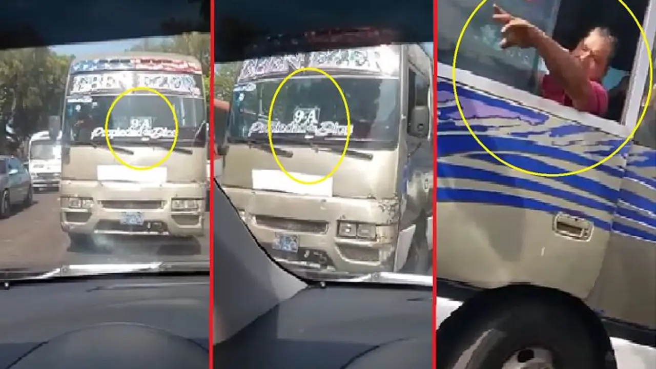 Microbusero de la ruta 9-A