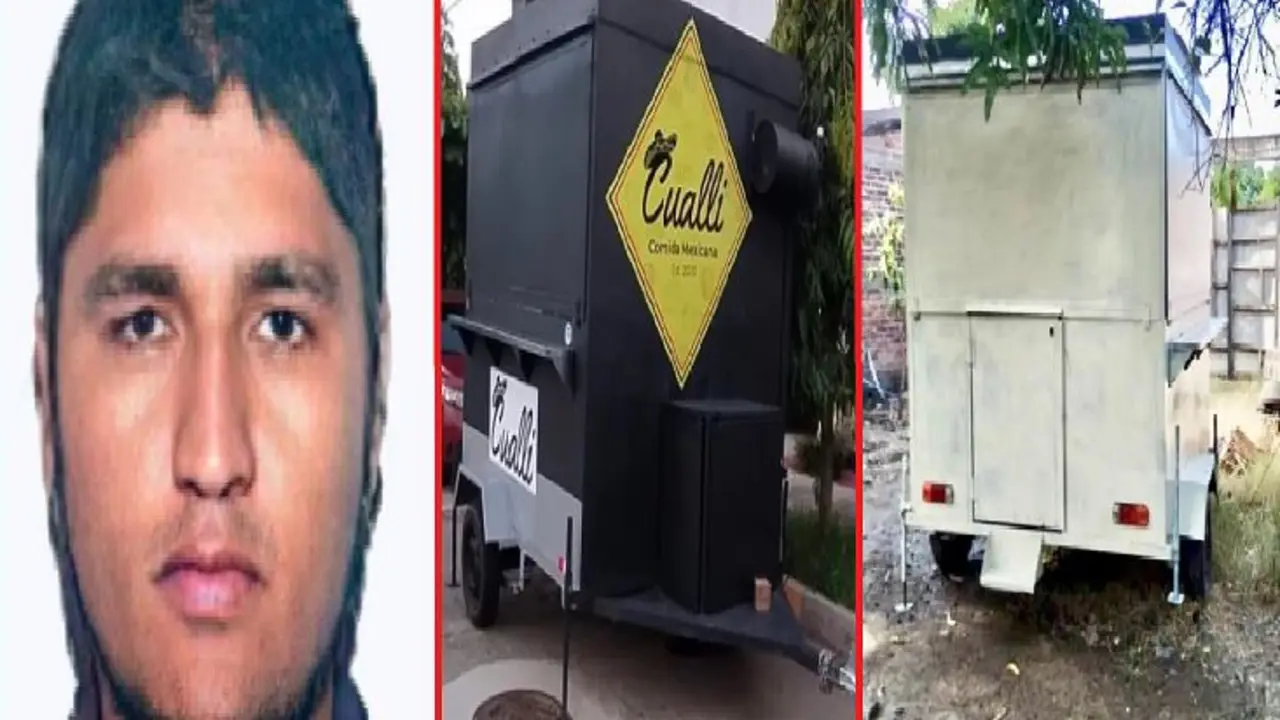 Cami&oacute;n de comida mexicana