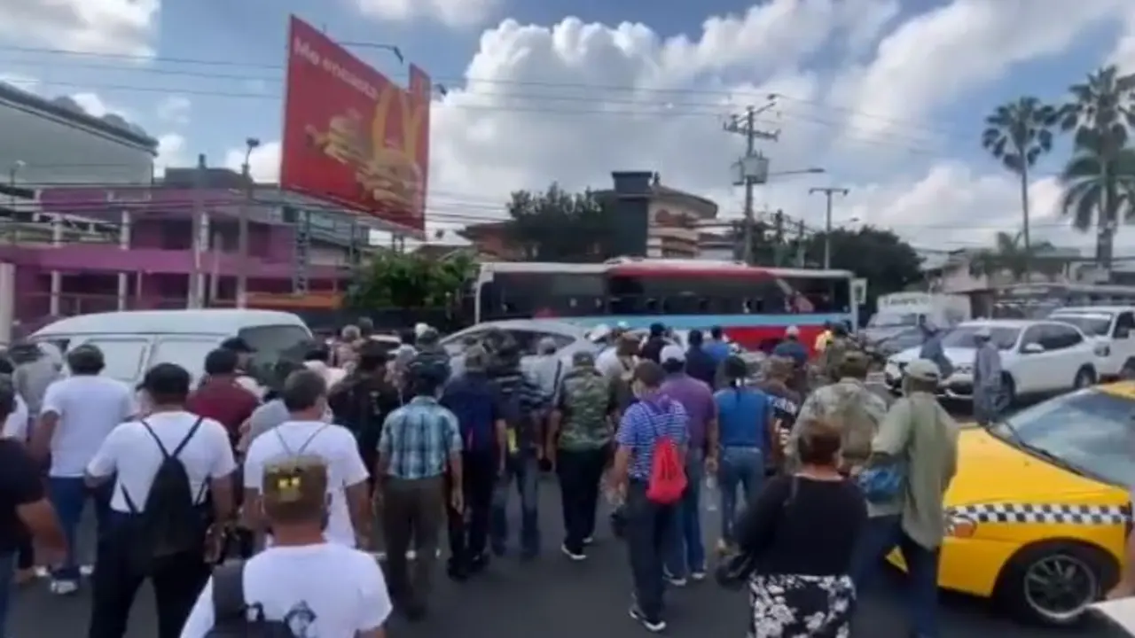 Protesta de Sindicatos
