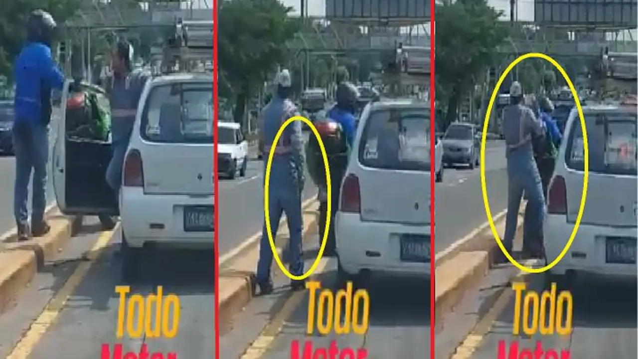 Golpear a motociclista