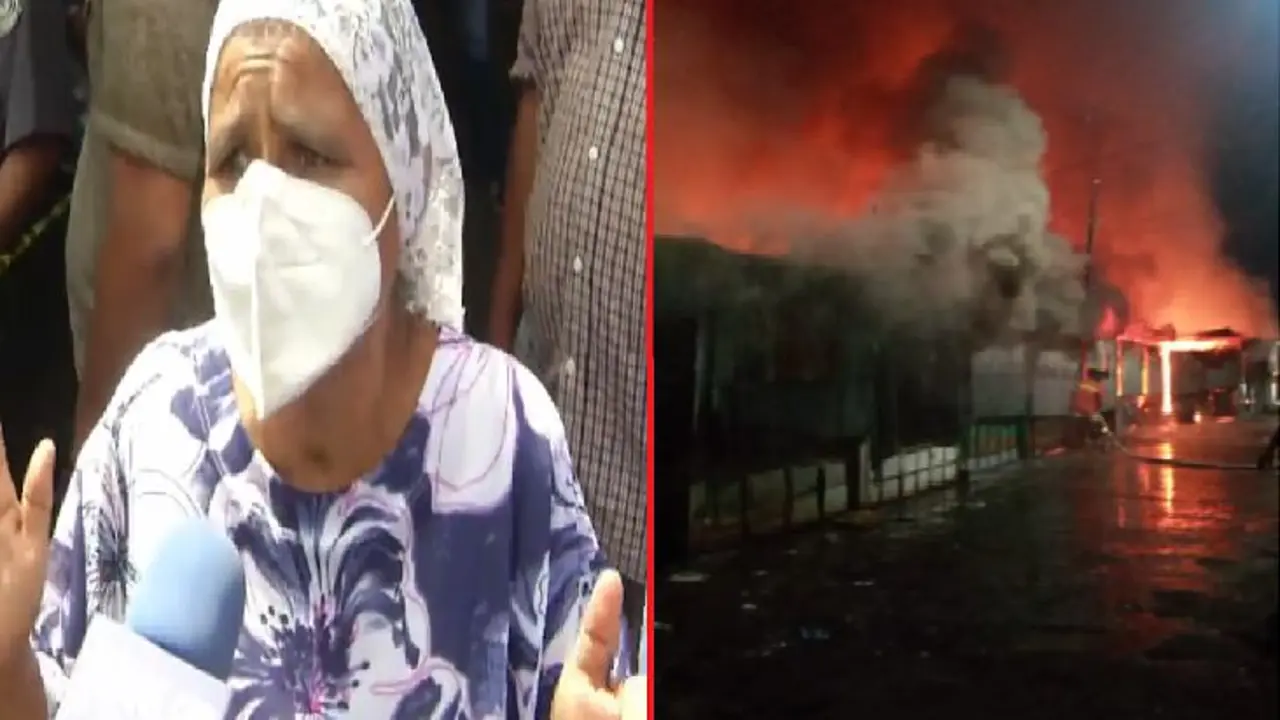 Vendedora afectada en mercado Col&oacute;n de Santa Ana