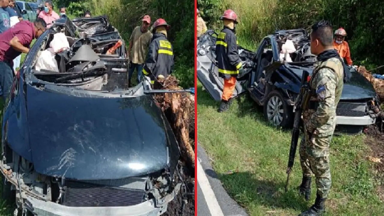 Accidente en La Paz con cuatro
