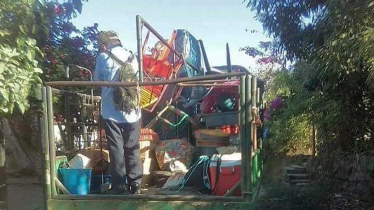 Seis familias huyeron de sus viviendas