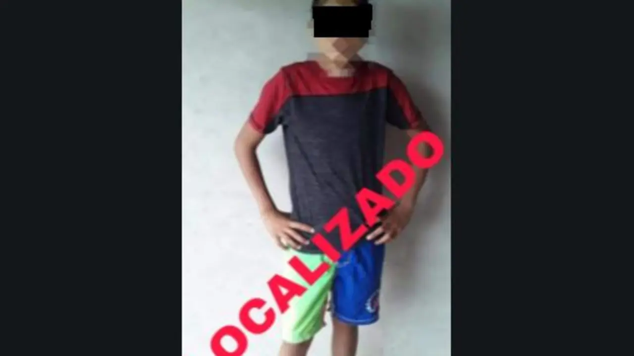 Menor encontrado en San Miguel